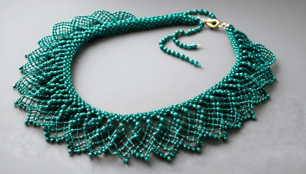 Bead Netting Necklace