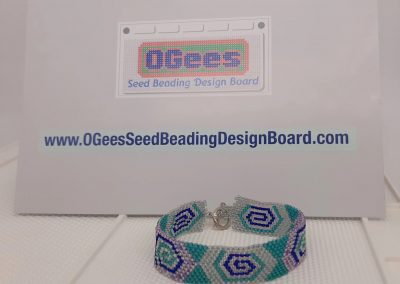 Odd Count Flat Peyote Bracelet